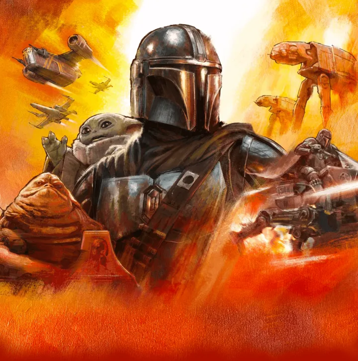 The Mandalorian and Grogu key art